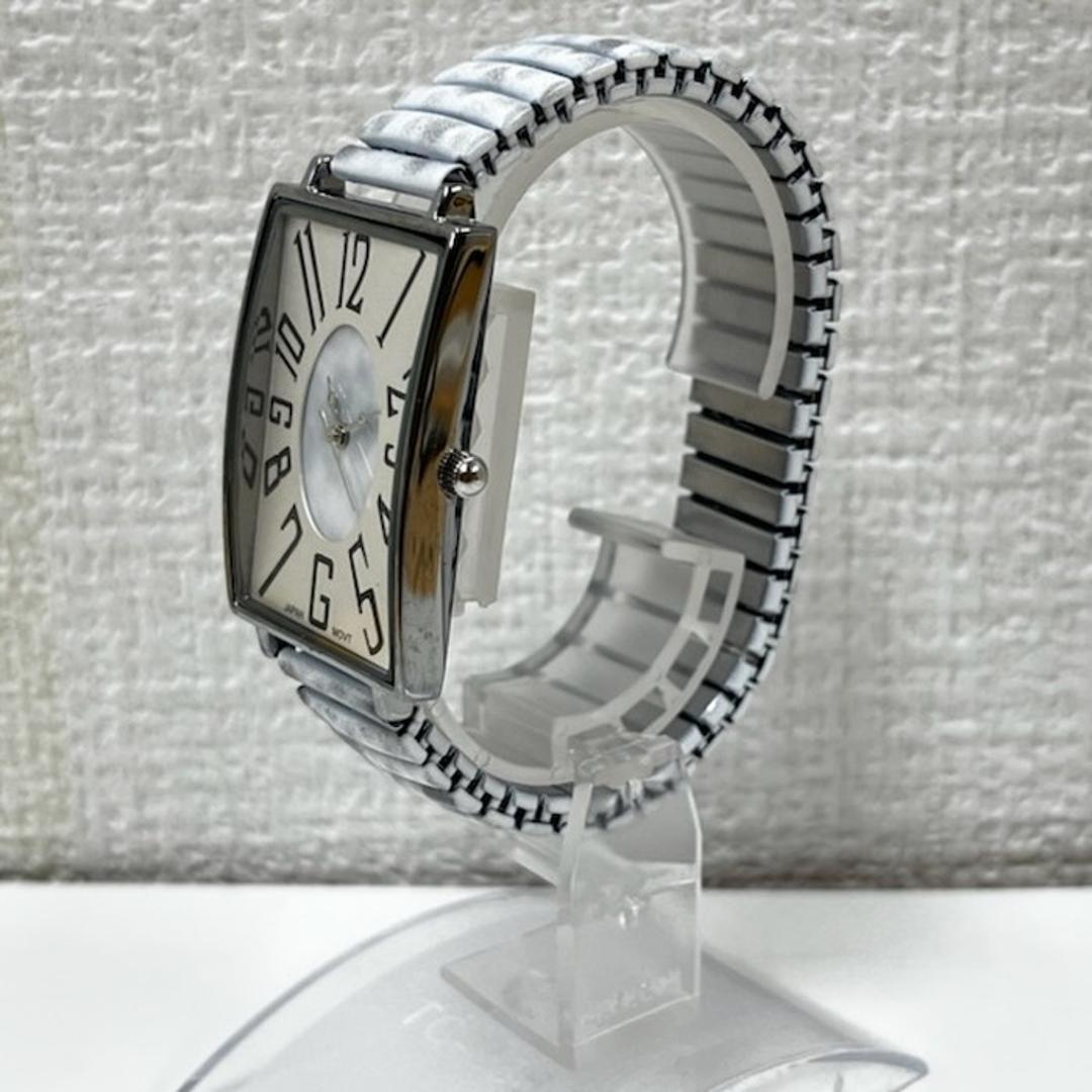 腕時計 レディース ジャバラ 通販 蛇腹腕時計レディース じゃばら 蛇腹 リストウォッチ アナログ 時計 レディース時計 四角 長方形 メンズ レディース腕時計 ジャバラ時計 おしゃれ オシャレ かわいい 可愛い ACONTeG アコンテジ L446SQ ブラック ・