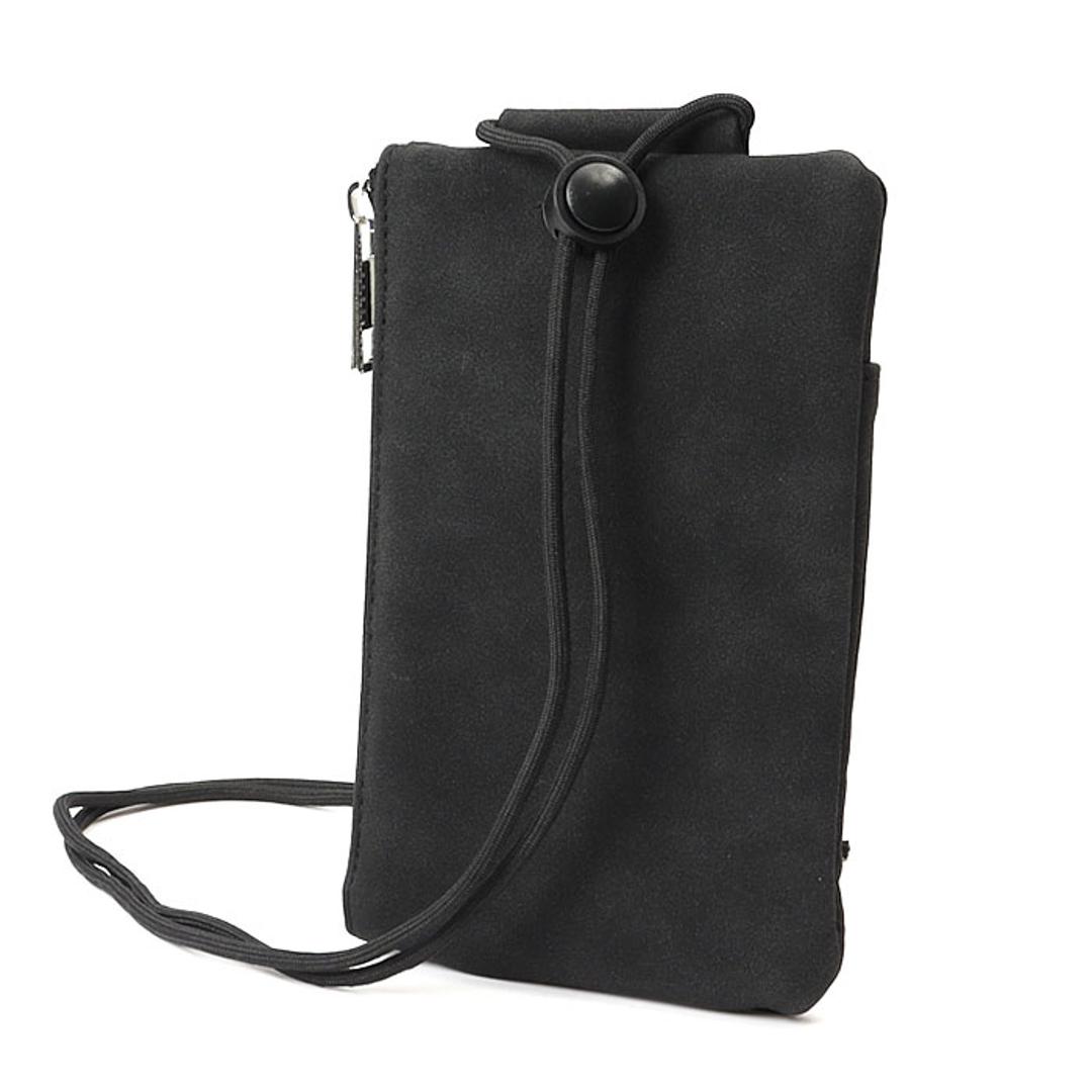 スマホポーチ メンズ 通販 スマホショルダー ミニショルダーバッグ 斜めがけ 斜め掛け ポシェット ミニショルダーバック 縦型 ポーチ カバン ショルダーバッグ サブバッグ ミニバッグ バッグ バック レディース サブバック 軽量 スマホケース ブラック ・