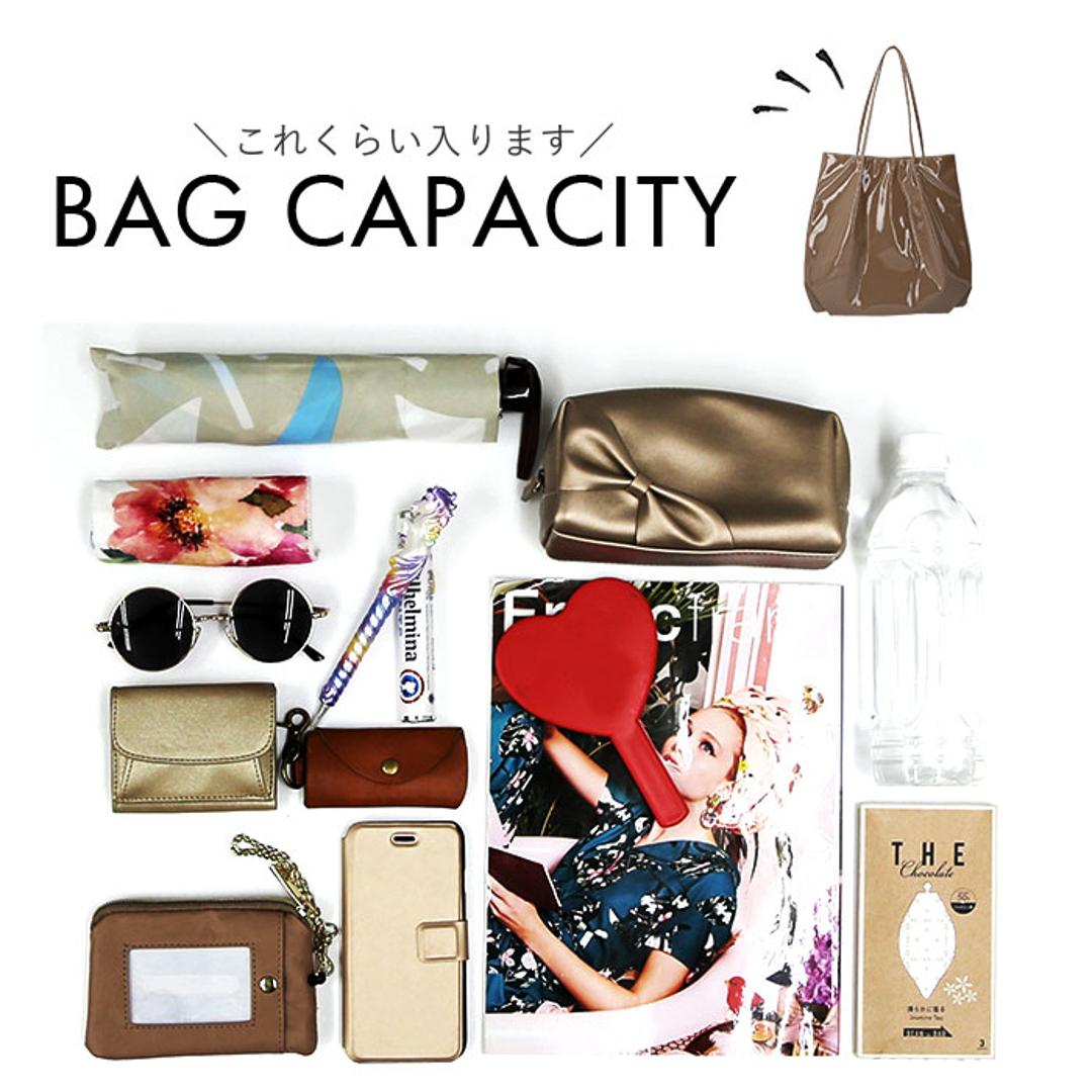 トートバッグ レディース きれいめ A4 通販 トートバック トート バッグ エナメルバッグ 肩掛けバッグ 肩掛けカバン 大きめ 通勤 通学 大容量 大人可愛い 大人 女性 ソフトエナメル 軽量 軽い おしゃれ 可愛い シンプル 無地 レディースバッグ ブラック ・