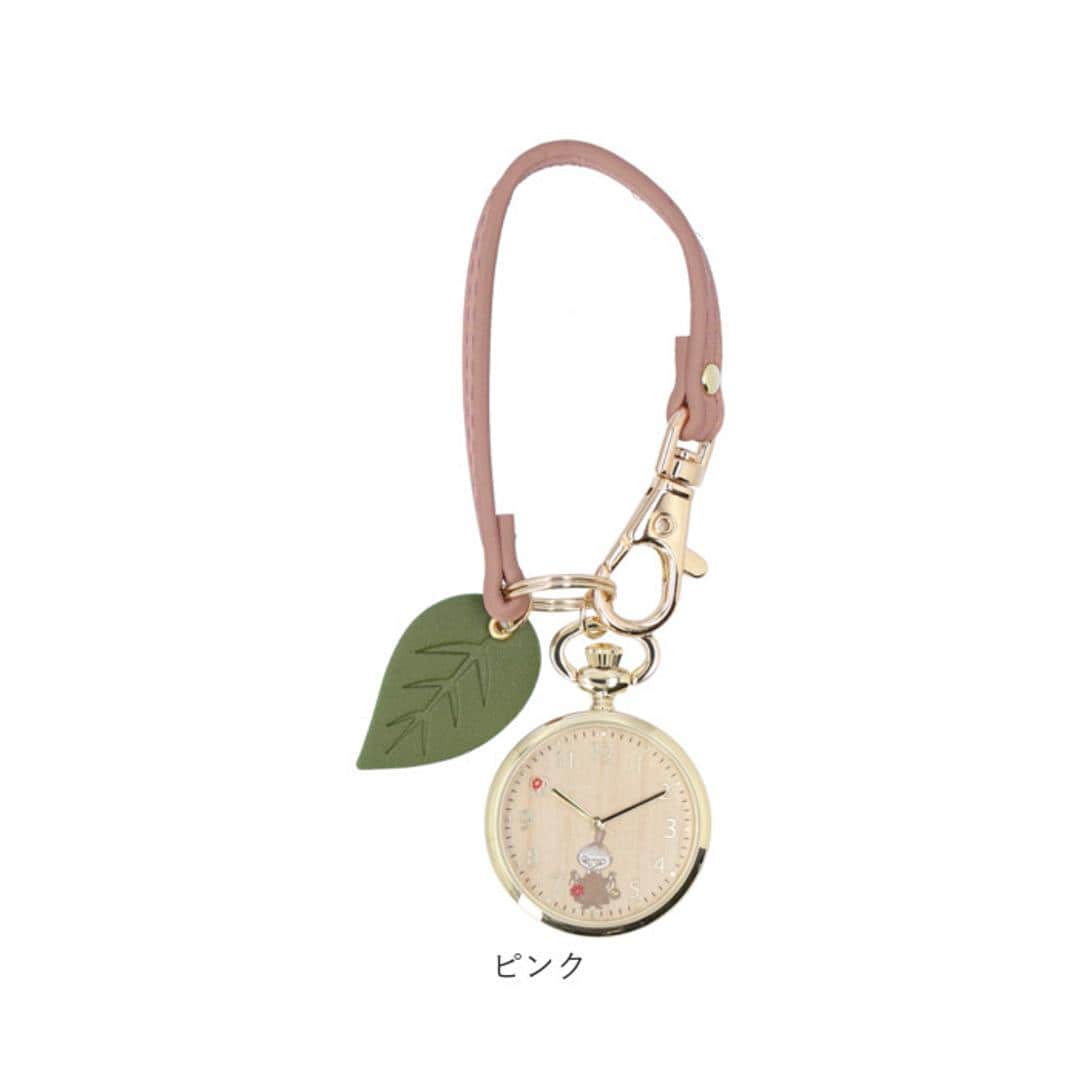 時計 キーホルダー ムーミン 通販 バッグにつける キーチェーンウォッチ ストラップウォッチ ストラップ ウォッチ かわいい おしゃれ レディース シンプル 中学生 高校生 20代 30代 40代 アナログ 受験 試験 日本製ムーブ MOM018 懐中時計 グレー ・