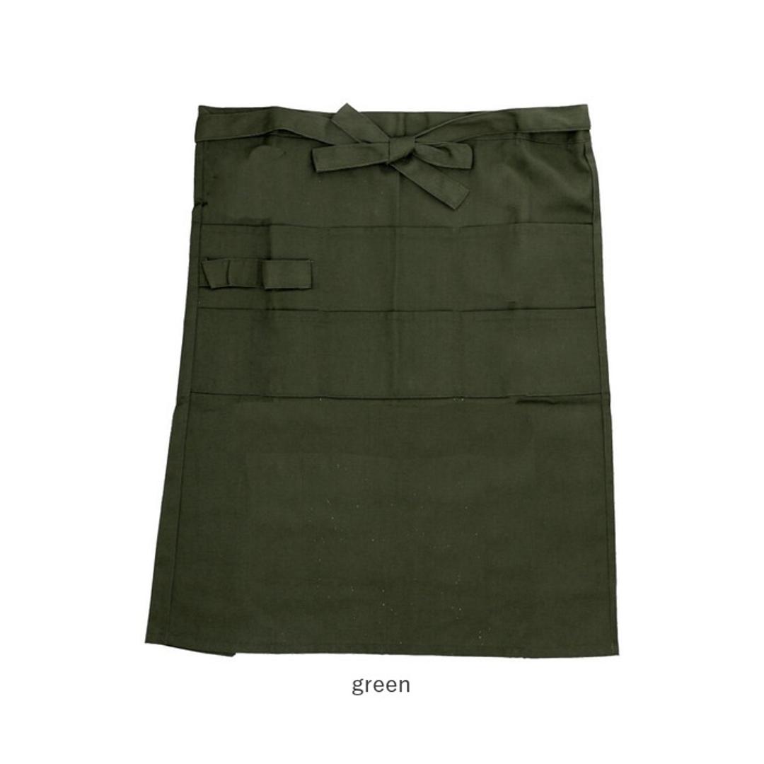 前掛け エプロン 通販 おしゃれ ギャルソン サロン ソムリエ 黒 カフェ ユニフォーム 腰巻き レディース メンズ レストラン カフェエプロン 制服 男女兼用 無地 black ・