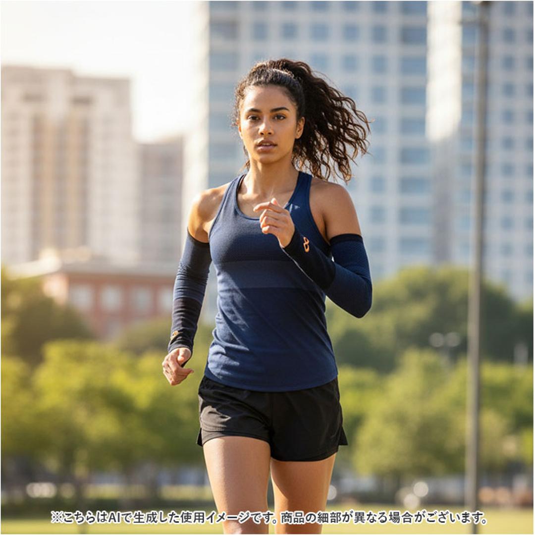 R×L アームカバー 通販 日本製 メリノ アームウォーマー ハンドウォーマー 手袋 ロング アールエル MWS9302 メンズ レディース 指なし 手首 あったか 冷え対策 暖かい 温かい 防寒 温活 スポーツ かわいい おしゃれ ブラックxチャコール ・