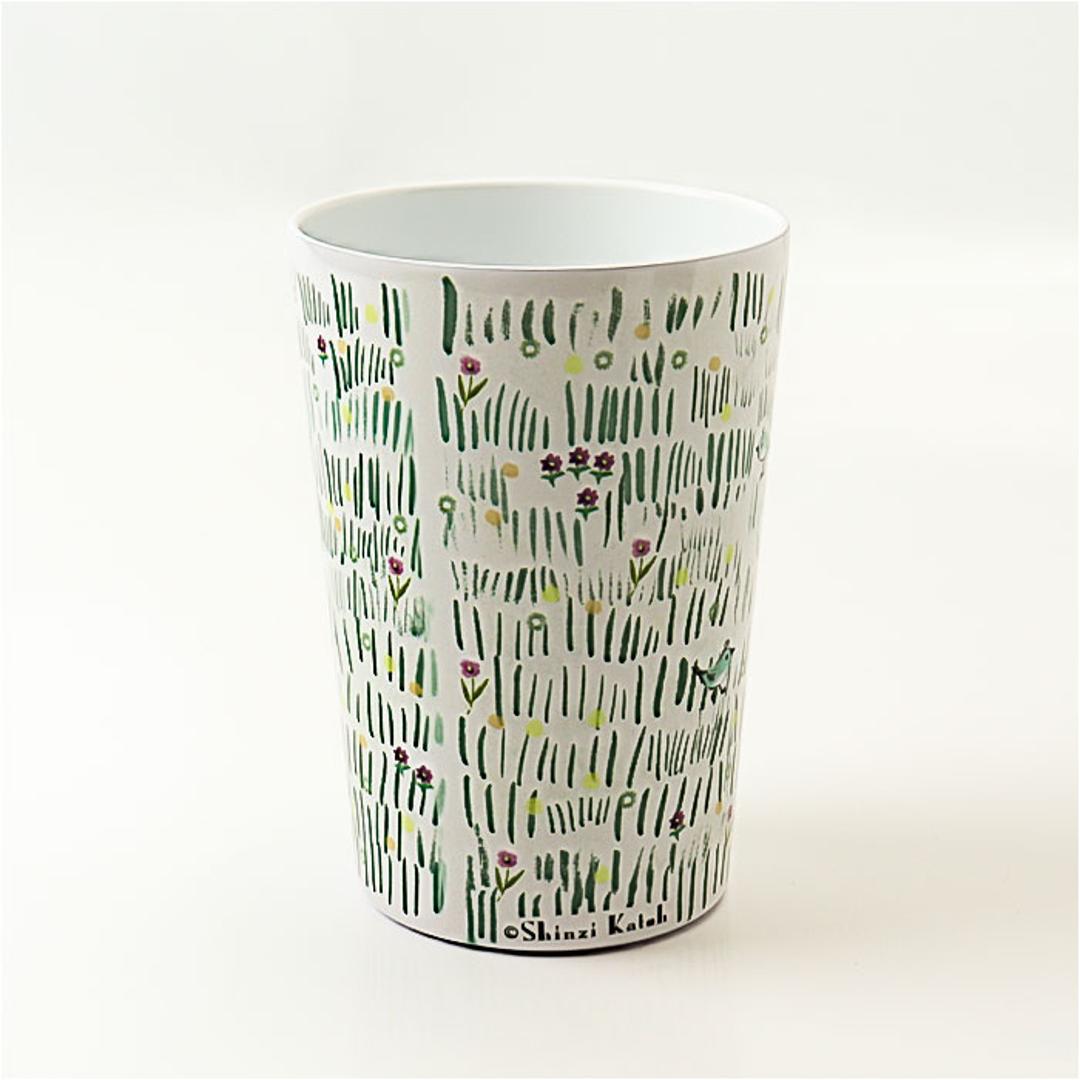 真空断熱タンブラー セラミック 通販 ステンレスタンブラー タンブラー キープタンブラー セラミックタンブラー セラミック加工 結露しない ドリンクホルダー コンビニコーヒー 持ち運び 保冷 保温 アイス ホット シンジカトウ shinzi katoh 食器 colorfulbear ・