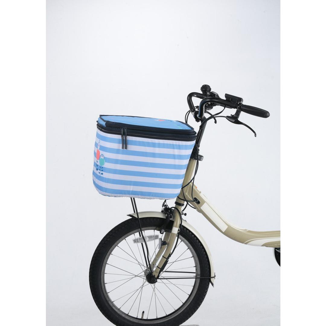 自転車 カゴカバー おしゃれ 通販 かごカバー 自転車カゴカバー 自転車かごカバー 前カゴカバー バスケットカバー かご カゴ カバー 2段式 かわいい オリンパス カナヘイ ピスケとうさぎ サイクリング 自転車用アクセサリー スポーツ 花畑 ・
