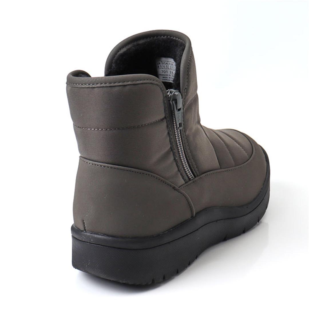 Pansy パンジー ブーツ レディース 通販 ショートブーツ レディースシューズ 靴 シューズ 婦人靴 ゆったり 幅広 ショート 防滑 滑りにくい あたたか あたたかい ボア付き ボア 脱ぎ履きラクラク 保温性 断熱性 女性用 レディース靴 ブラック 22.5cm