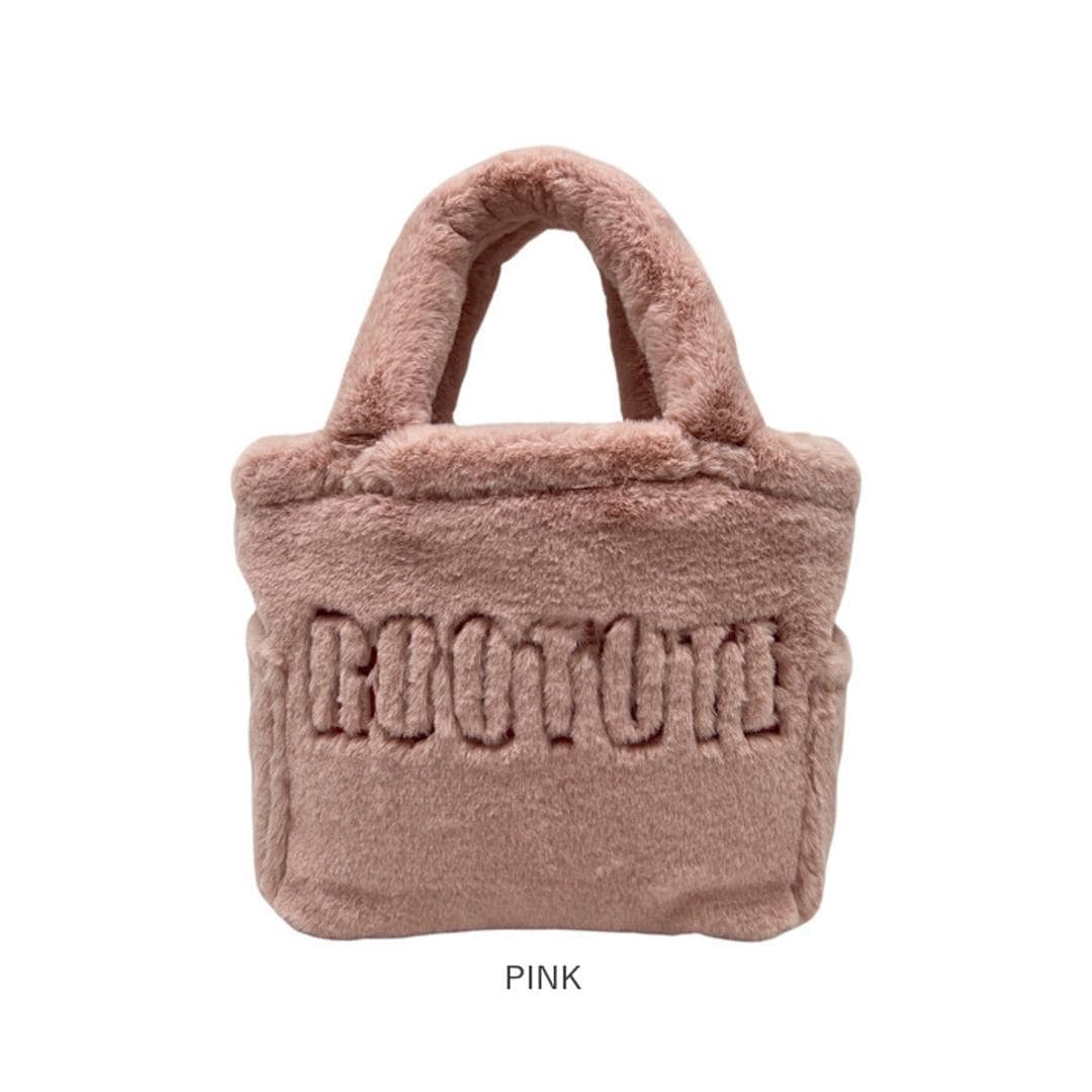 ROOTOTE ルートート トートバッグ 3637 通販 トートバック ハンドバッグ 手提げバッグ 手提げカバン 小さめ サブバッグ SQUARE スクエア シンプル 無地 ロゴ かわいい おしゃれ ふわふわ ふかふか マチあり 旅行 レディースバッグ IVORY ・