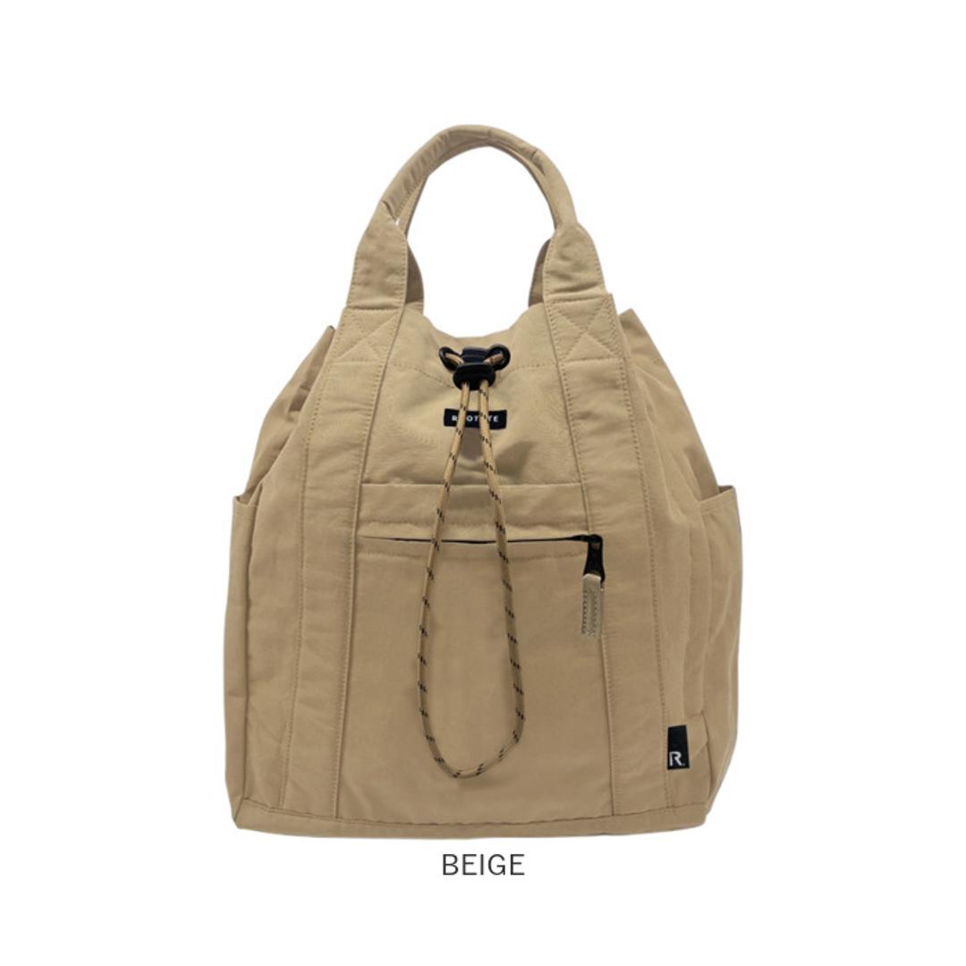 ROOTOTE リュック ルートート 3650 通販 リュックサック バックパック デイパック マザーズリュック マザーズバッグ トートバッグ 縦型 レディース 軽量 軽い 撥水 A4 通学 通勤 旅行 背面ポケット ナイロン カジュアル CEOROO BLACK ・