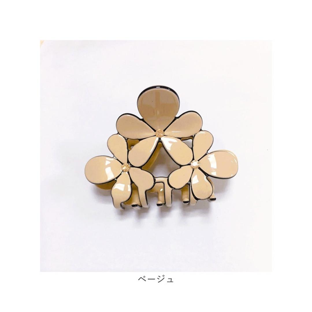 ヘアクリップ 通販 バンスクリップ ヘアアクセサリー クリップ 髪留め 髪飾り お花 花 ヘアアレンジ まとめ髪 アップヘア ハーフアップ ポニーテール かわいい おしゃれ シンプル カジュアル フォーマル 大人 女性 女子 ヘアアクセ ギフト 贈り物 サンドベージュ ・
