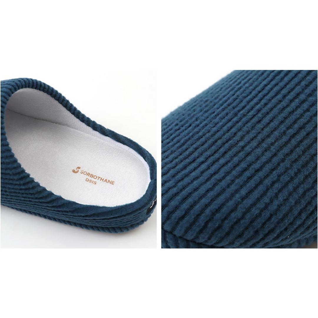 ルームシューズ ソルボ SORBO 通販 スリッパ 室内履き レディース メンズ ルームスリッパ ルームサンダル 部屋履き 立ち仕事 室内 衝撃吸収 男女兼用 おしゃれ オシャレ シンプル カジュアル 旅行 トラベル リビング 贈り物 ギフト 春 夏 秋 冬 ピーコックブルー 2Sサイズ