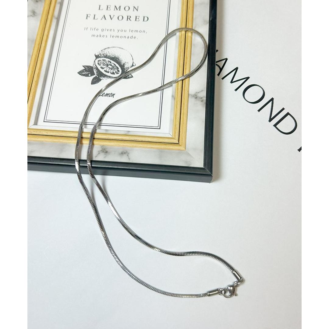 ネックレス スネークチェーン 通販 ダイヤモンドハーツ nec-1350 Diamond Hearts アクセサリー スネークネックレス レディース メンズ 誕生日 彼女 女性 おしゃれ かわいい ギフト プレゼント カジュアル プチプラ 10代 20代 30代 シルバー 50cm