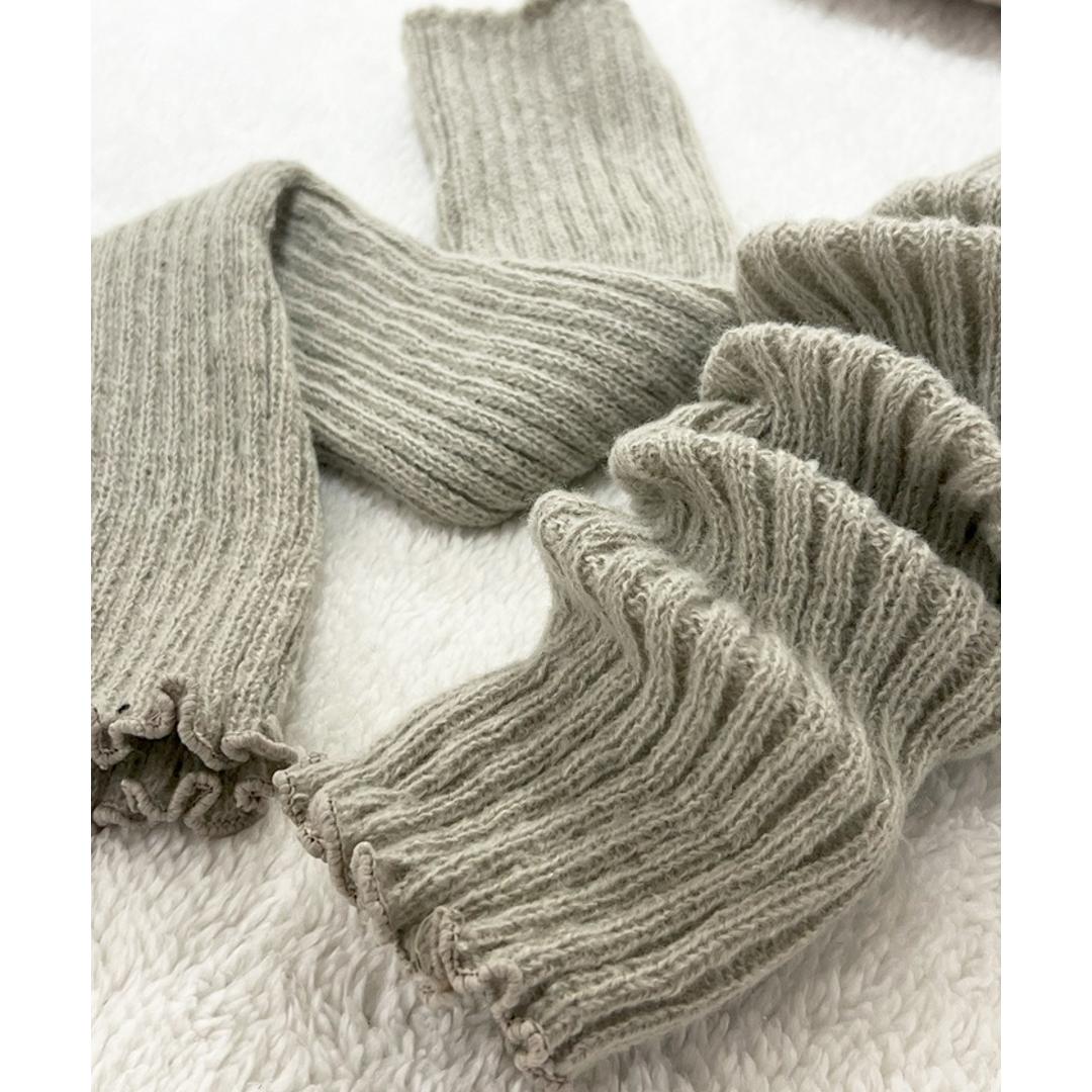 レッグウォーマー 45cm 通販 ニットレッグウォーマー レッグ ウォーマー レッグウオーマー レッグウェア 足首ウォーマー ニット diamond hearts ダイヤモンドハーツ レディース 靴下 ソックス ルーズソックス 防寒 秋冬 冷え対策 ブラック ・