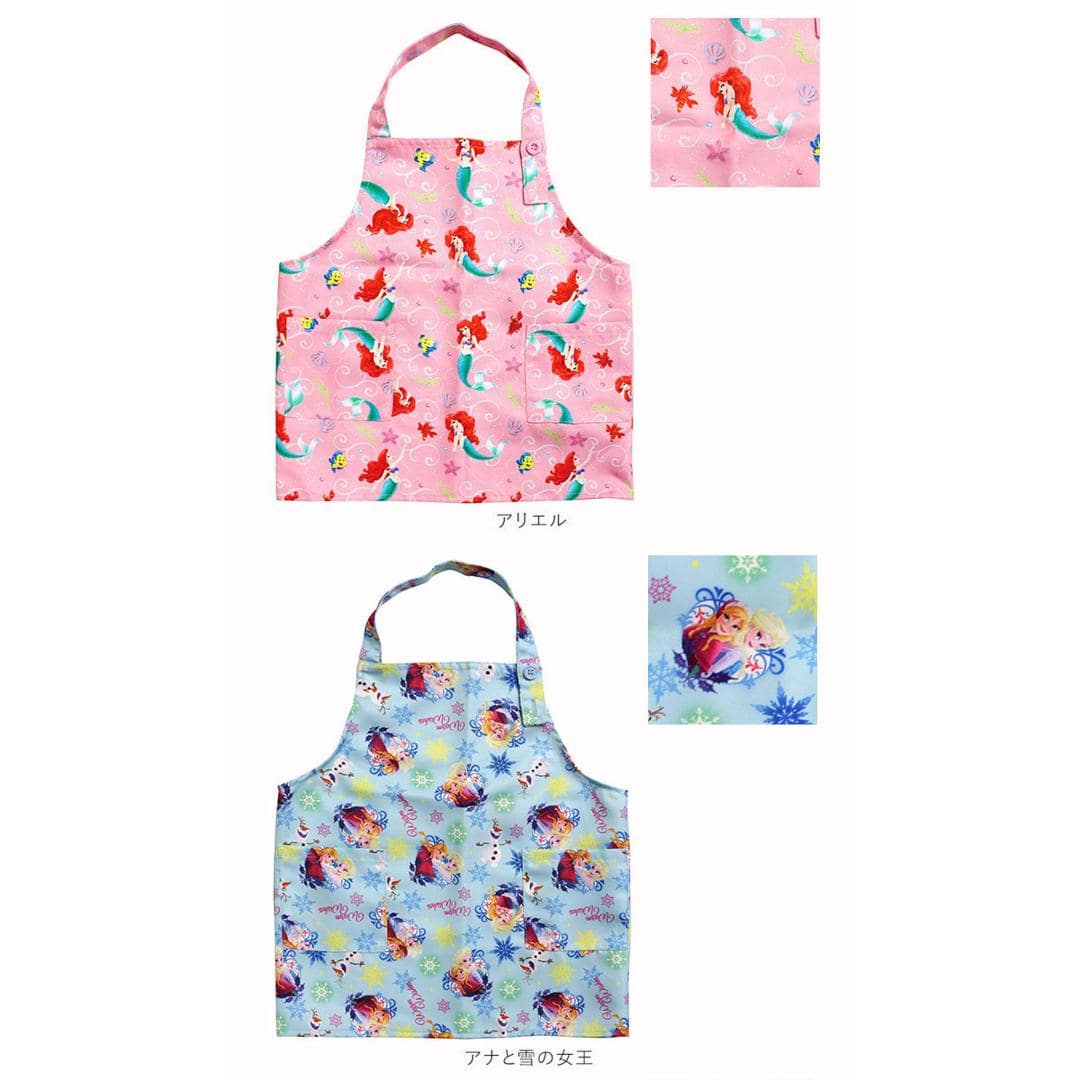 エプロン 子供用 おしゃれ 通販 キッズ かわいい プリンセス アナ雪 アリエル ミニーマウス ディズニー トイストーリー カーズ 子供用エプロン 子どもエプロン 男の子 女の子 100cm 110cm 幼稚園 保育園 キッズ用エ プリンセス ・