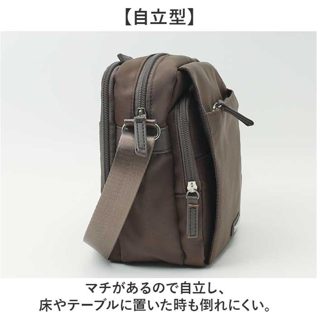 ショルダーバッグ ポケット多め 通販 レディース ショルダーバック 斜め掛けバッグ ななめがけ バッグ 斜めがけバック 斜めがけバッグ 斜め掛けバック 肩掛けバッグ 肩掛けバック メンズ ファスナー付き ポケット多い 多収納 ポケットの多い おしゃれ オシャレ ブラック ・