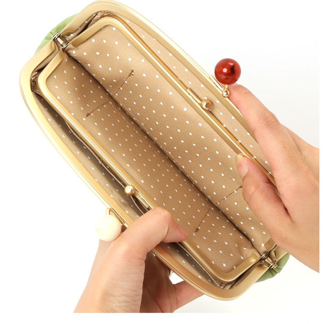 ズッケロフィラート 財布 通販 ブランド レディース 本革 革 zucchero filato 58057 がま口長財布 レザー カウレザー おしゃれ かわいい サライ 日本製 母の日 プレゼント ギフト ピンク ・