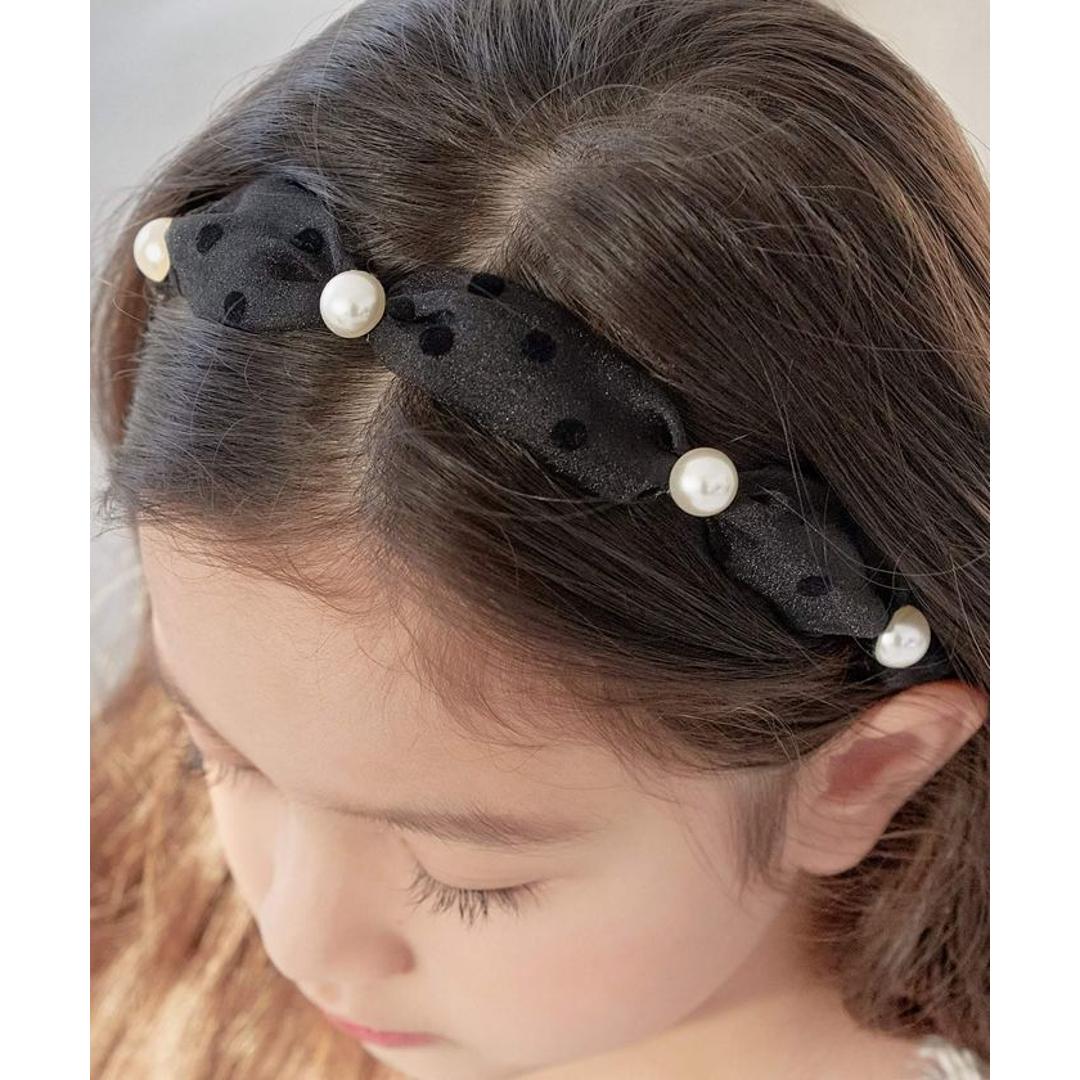 リボン カチューシャ キッズ パール 通販 ヘッドドレス 髪飾り 女の子 子供 子ども こども セレモニー 卒園式 入学式 卒業式 結婚式 ピアノ発表会 フォーマル かわいい おしゃれ 水玉 ドット ヘアーアクセサリー ヘアアクセサリー キッズファッション ベージュ フリー