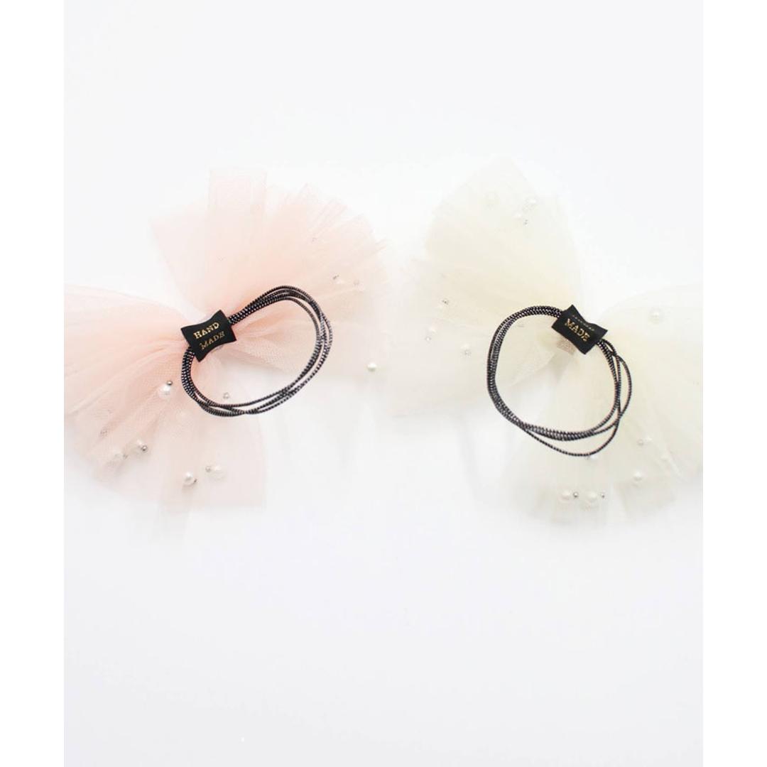 リボン 大きめ ヘアゴム キッズ 通販 ヘア ゴム 髪飾り 子供 子ども 子供用 女の子 卒園式 入学式 卒業式 ピアノ発表会 おしゃれ かわいい 結婚式 キラキラ パール フォーマル ヘアアレンジ ヘアーアクセサリー ヘアアクセサリー キッズファッション クリーム FREE