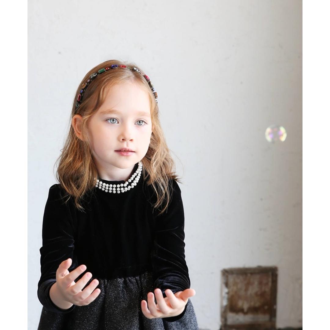 Rora カチューシャ 通販 キラキラ ビジュー 68172302 髪飾り ヘッドドレス 子供 女の子 フォーマル 可愛い おしゃれ 発表会 入園式 卒園式 入学式 子ども用アクセサリー ヘアアレンジ ヘアーアクセサリー ヘアアクセサリー キッズファッション クリア フリー