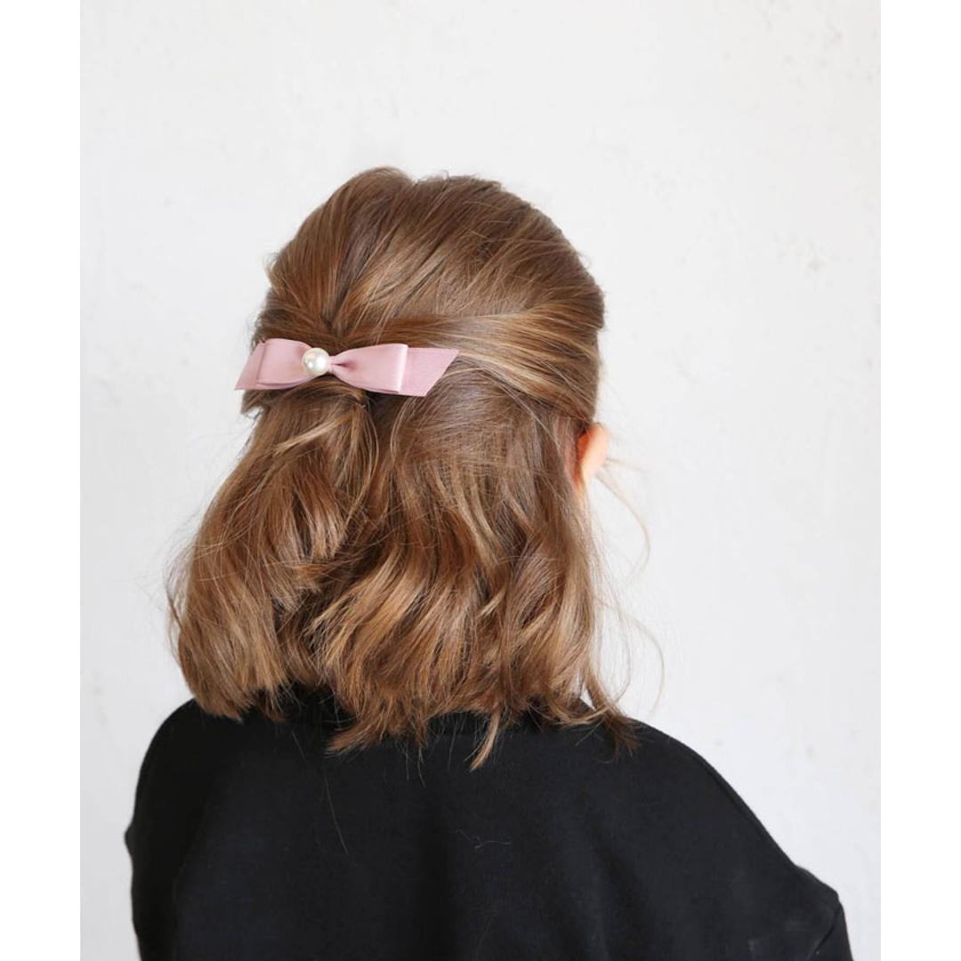 ヘアクリップ 大きめ リボン 通販 ヘア クリップ ヘアピン 髪飾り 髪留め キッズ 女の子 子供 子ども こども おしゃれ かわいい 可愛い 卒園式 入学式 ピアノ発表会 七五三 結婚式 パール ヘアアレンジ ヘアアクセサリー キッズファッション ブラック フリー