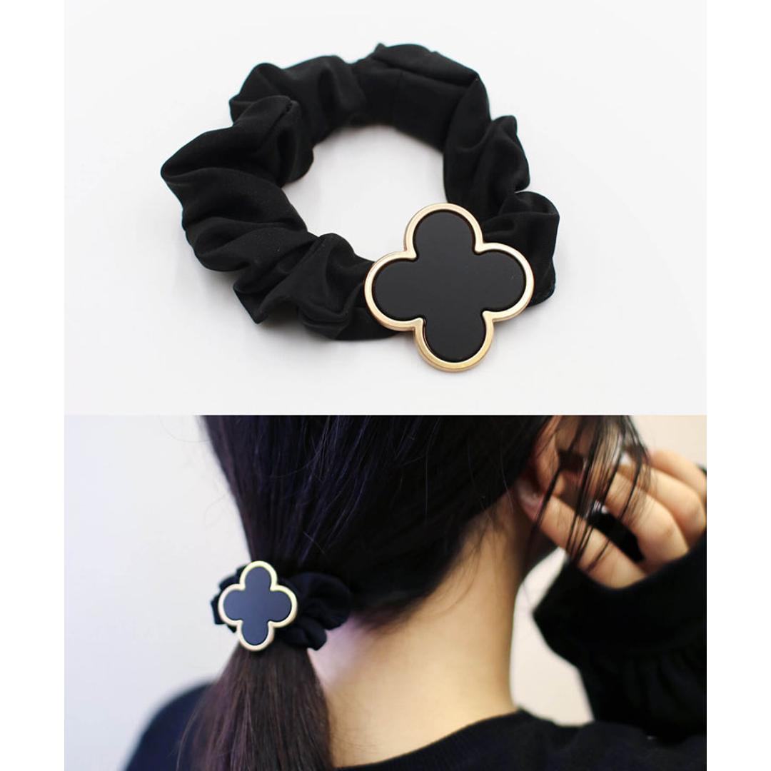 ヘアゴム 子供 クローバー ベロア 通販 シュシュ 髪飾り キッズ 子ども 女の子 卒園式 入園式 入学式 卒業式 フォーマル 結婚式 ピアノ発表会 かわいい おしゃれ シンプル 可愛い ヘアアレンジ ヘアーアクセサリー ヘアアクセサリー キッズファッション ブラック フリー