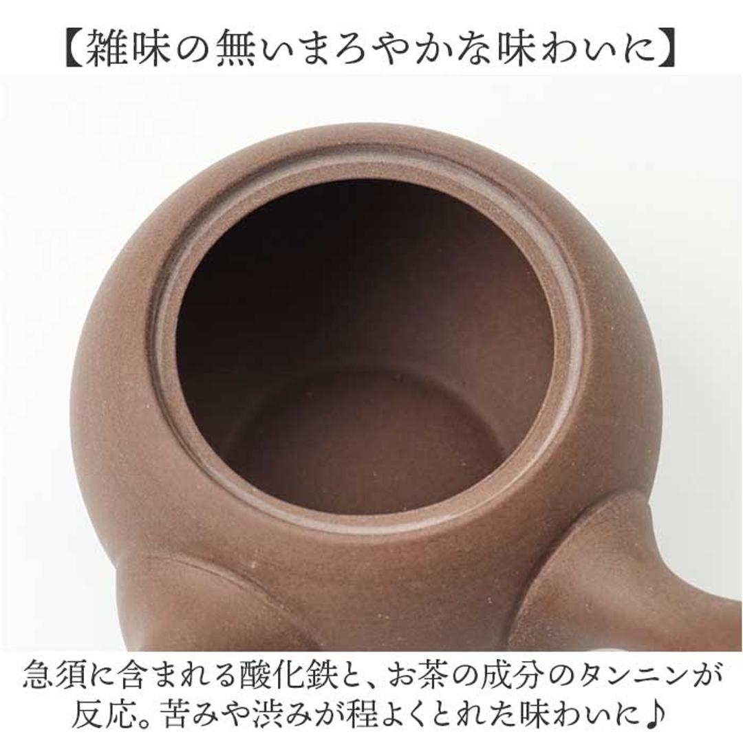 急須 丸型 ロクサン 丸型急須 通販 おしゃれ ティーポット 日本製 取っ手 お茶 かわいい ギフト きゅうす シンプル 茶器 ポット 贈り物 常滑焼 来客用 和モダン 和食器 オシャレ 台所用品 ティータイム ティーウェア WH ・