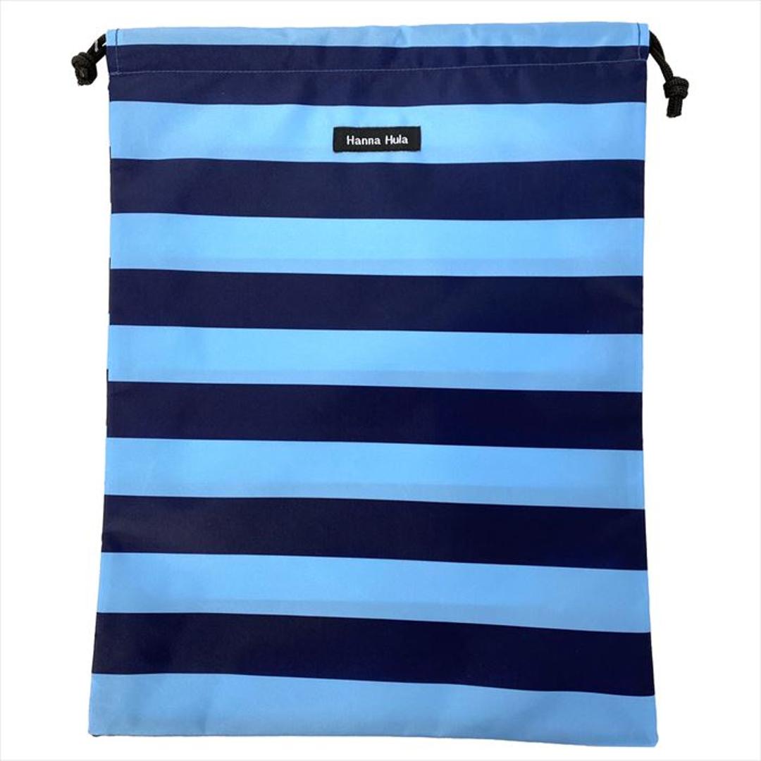 ハンナフラ Hanna Hula 巾着袋 通販 消臭巾着L 巾着 ポーチ おむつポーチ 消臭ポーチ おしゃれ 大人 かわいい 消臭 抗菌 シューズ入れ 上履き入れ 体操着 体操服 幼稚園 保育園 小学校 出産祝い 子ども 子供 こども キッズ ベビー ベビー用品 CDS-L おむつ用品 ボーダーレッド ・