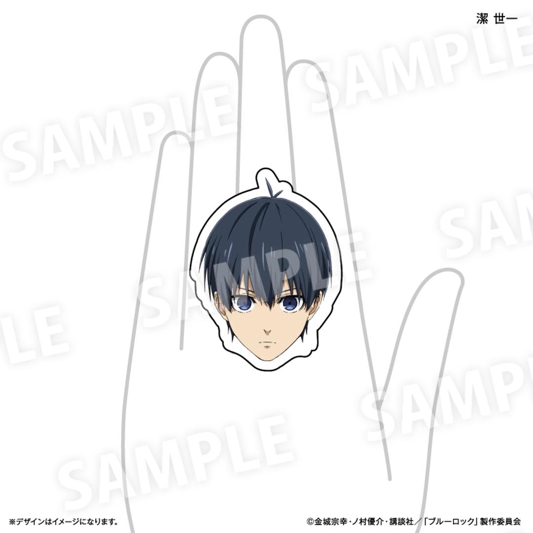 ブルーロック グッズ 通販 BLUELOCK ブルー ロック アクリルリング 指輪 キャラクター 顔 アクリル指輪 キャラ面 箱買い 全種類 box まとめ買い アニメ 漫画 コミック 推し活グッズ 推し活 推しグッズ レディースアクセサリー ブルーロック ・