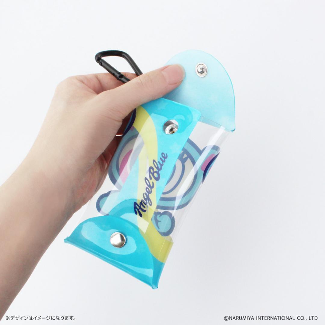 ナルミヤキャラクターズ グッズ 通販 エンジェルブルー ナルミヤ NARUMIYA ポーチ クリアポーチ カラビナ クリアマルチケース クリアケース 化粧ポーチ 女の子 小学生 女子 中学生 ブランド キャラクター かわいい 可愛い おしゃれ オシャレ ナカムラくんアップ ・