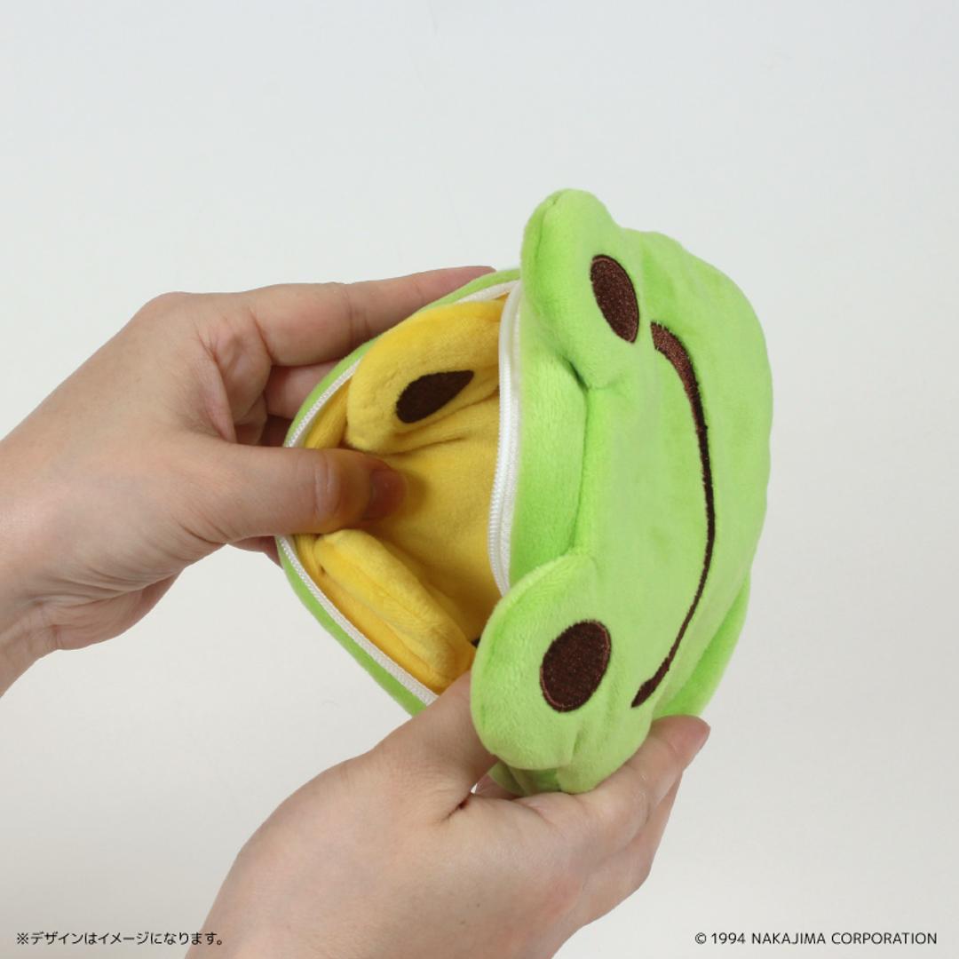 かえるのピクルス グッズ 通販 pickles the frog リバーシブルポーチ ポーチ 小さめ 小物入れ 化粧ポーチ 小物ポーチ ミニポーチ キャラクター かわいい イラスト カエルグッズ ピクルスザフロッグ おしゃれ 可愛い オシャレ かえるのピクルス ・