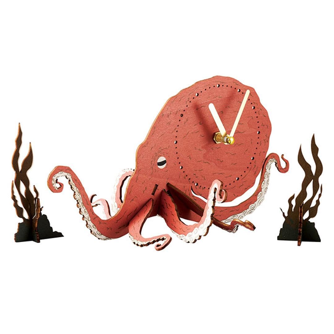 立体パズル 木製 時計 通販 アニマル クロックパズル パズルクロック 置き時計 おしゃれ アナログ 手作りキット 時計キット オシャレ かわいい 動物 こども 知育 入学祝 キッズ 組み立てキット 立体 パズル 子供部屋 リビング ホビー ペンギン ・