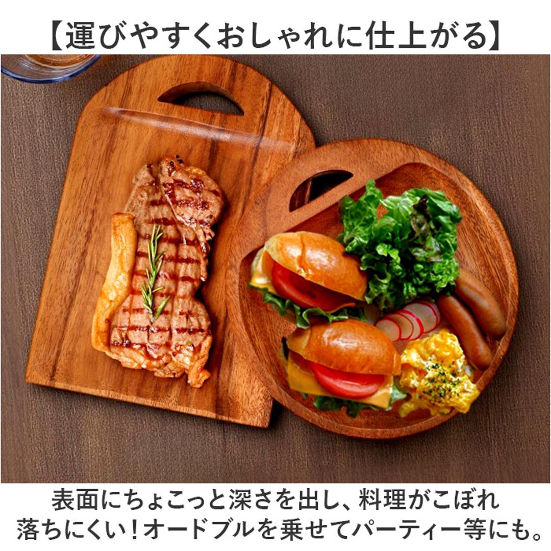 カッティングボード 木製 通販 まな板 食洗機対応 卓上まな板 まないた トレー トレイ プレート 食器 ウッドプレート 木製食器 盛り皿 皿 卓上 小さい 小さめ Acacia アカシア かのりゅう パン お菓子 カフェ風 北欧風 おしゃれ キッチン用品 スクエア ・