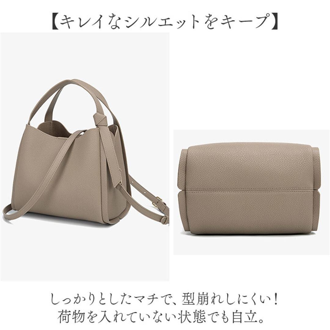 ショルダーバッグ ハンドバッグ 2WAY 通販 ハンドバック ショルダーバック ショルダー キューブバッグ 肩掛け 斜めかけ ななめかけ トートバッグ トートバック 手提げ トート スクエア レザー シンプル 上品 高級感 レディース かわいい おしゃれ ブラウン ・