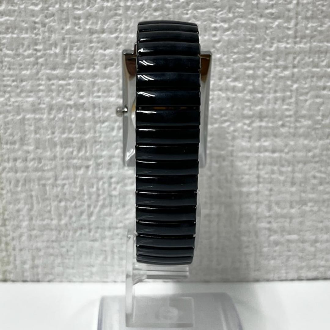 腕時計 レディース ジャバラ 通販 蛇腹腕時計レディース じゃばら 蛇腹 リストウォッチ アナログ 時計 レディース時計 四角 長方形 メンズ レディース腕時計 ジャバラ時計 おしゃれ オシャレ かわいい 可愛い ACONTeG アコンテジ L446SQ ブラック ・