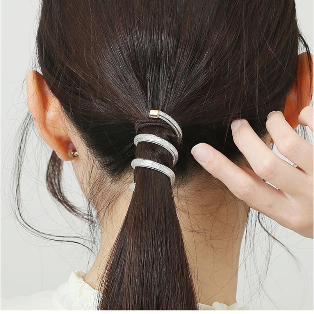 コイルアップ かわいい 通販 FLOWERING フラワーリング ミニコイルアップ コイルポニー ヘアアクセサリー ヘアゴム ヘアーゴム 小さめ ヘアアレンジ アレンジ ゴム おしゃれ 短め レディース 大人 眼鏡小物 便利グッズ 雑貨 アイウェア HCF0196.ブルー ・