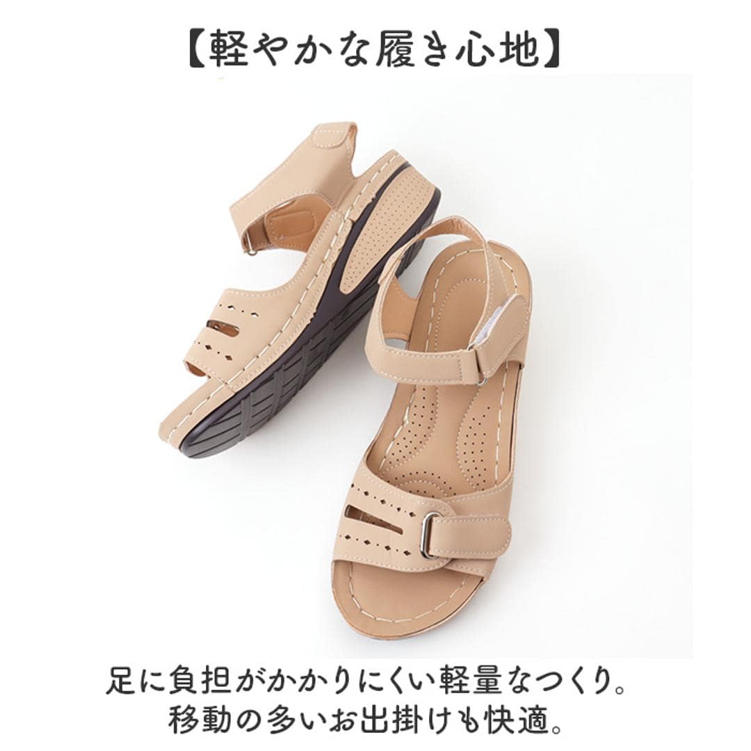 ストラップサンダル レディース 通販 ストラップ サンダル レディースサンダル ビーチサンダル コンフォートサンダル カジュアルシューズ レディースシューズ 歩きやすい カジュアル ビーチ 女性用 女性 可愛い かわいい 夏用 夏 おしゃれ オシャレ ベージュ 35(22.5cm)