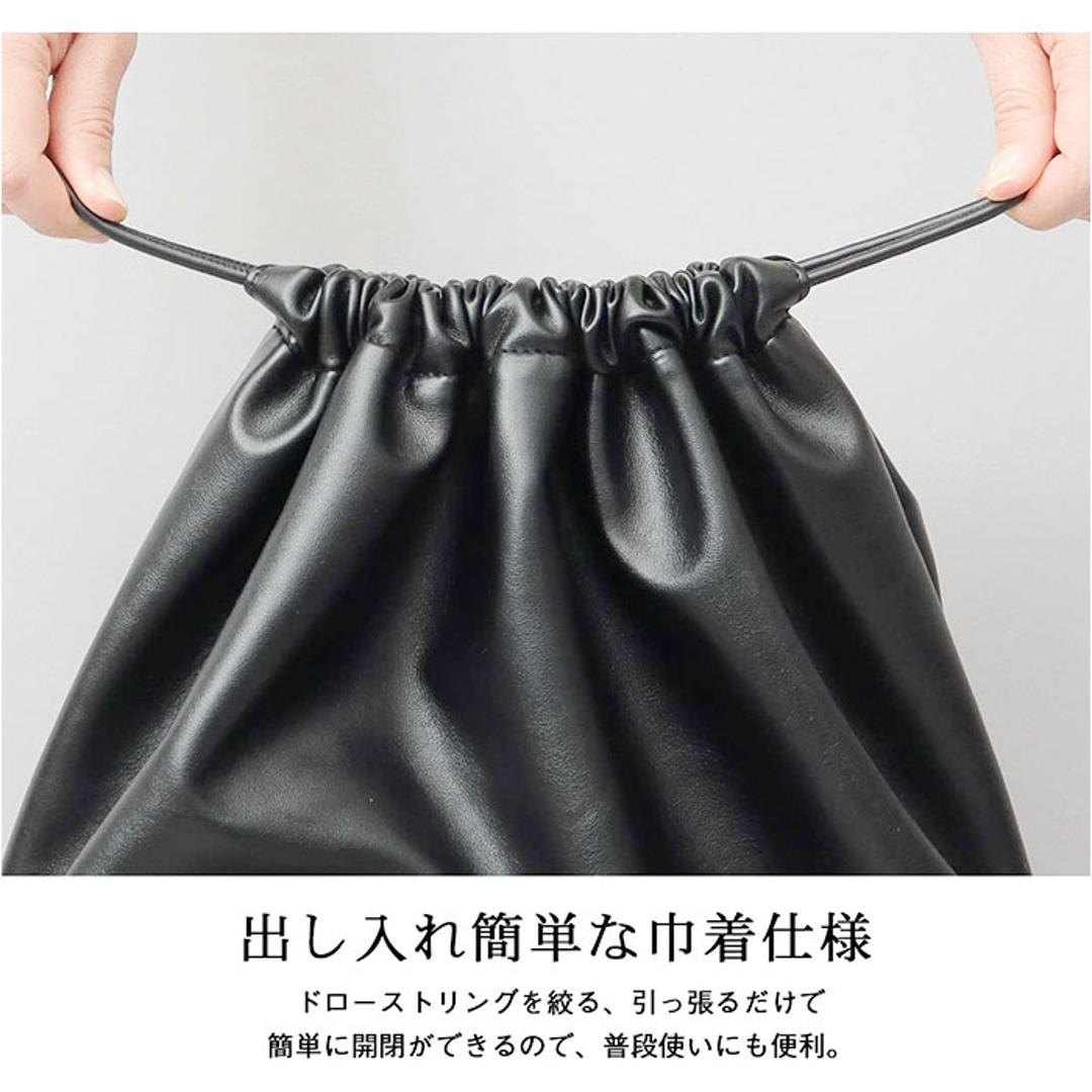 REGISTA レジスタ 巾着 ショルダーバッグ 大容量 通販 巾着バック 巾着バッグ ドローストリングバック ドローストリング ドローストリングバッグ ショルダーバック ショルダー ななめかけ 斜めかけ ブランド 軽い 軽量 大きめ かっこいい シンプル 通勤 black ・