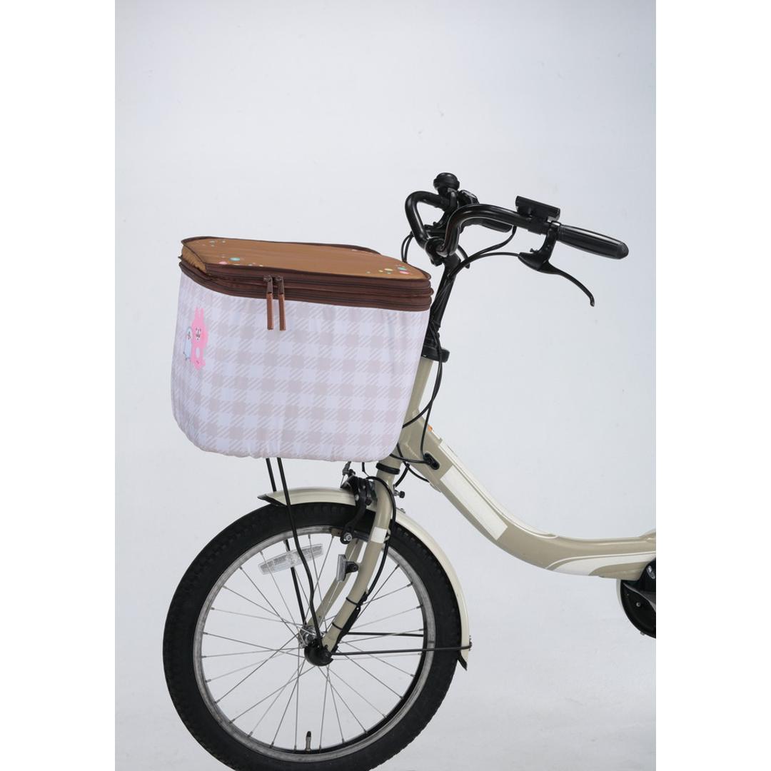 自転車 カゴカバー おしゃれ 通販 かごカバー 自転車カゴカバー 自転車かごカバー 前カゴカバー バスケットカバー かご カゴ カバー 2段式 かわいい オリンパス カナヘイ ピスケとうさぎ サイクリング 自転車用アクセサリー スポーツ 花畑 ・