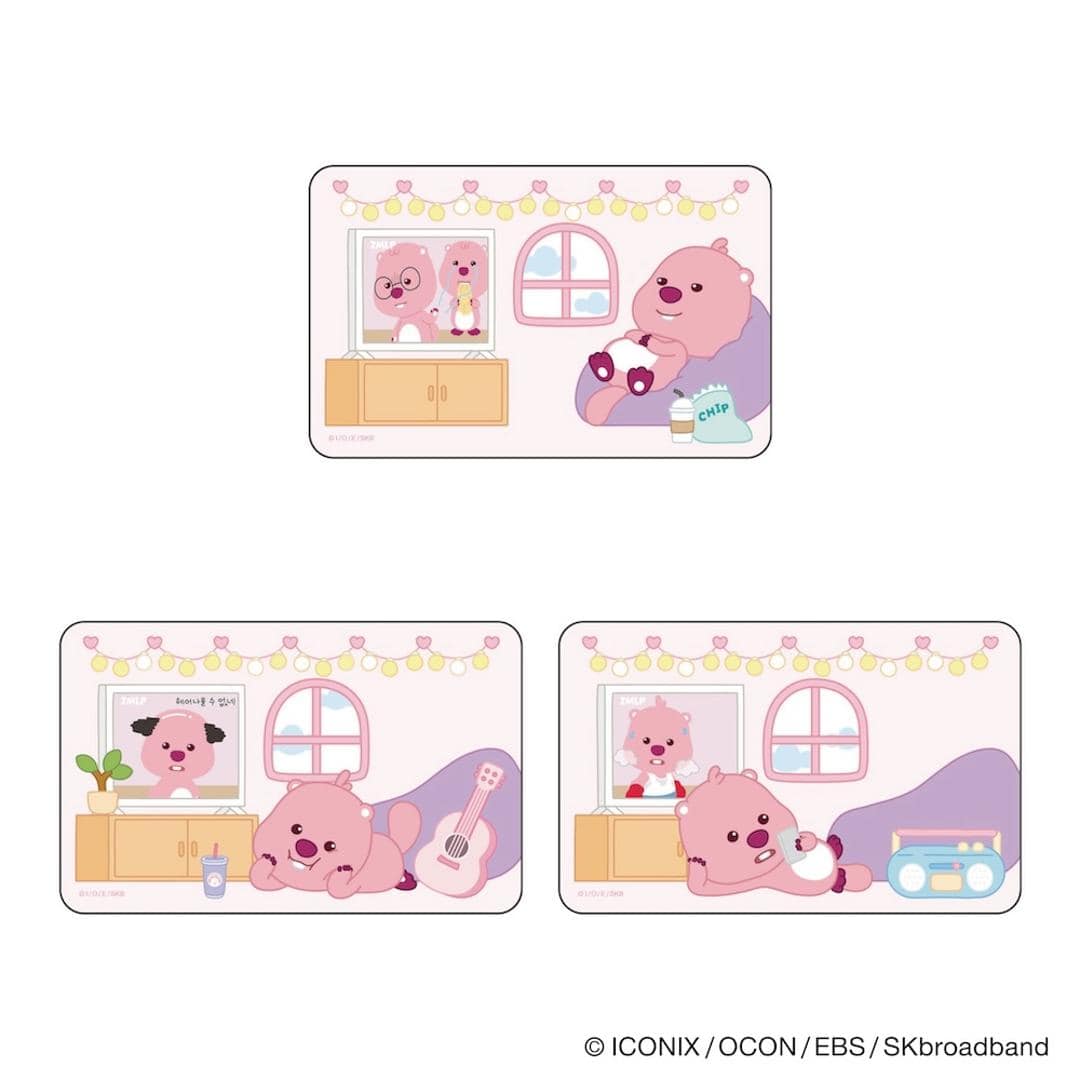 ジャンマンルピー グッズ 通販 じゃんまんるぴー ZANMANG LOOPY ステッカー シール ステッカーシール まじかる百貨店ステッカー 4947864092023 かわいい おしゃれ 可愛い 韓国アニメ キャラクター レンチキュラー スマホ裏 文房具 じゃんまんるぴー ・