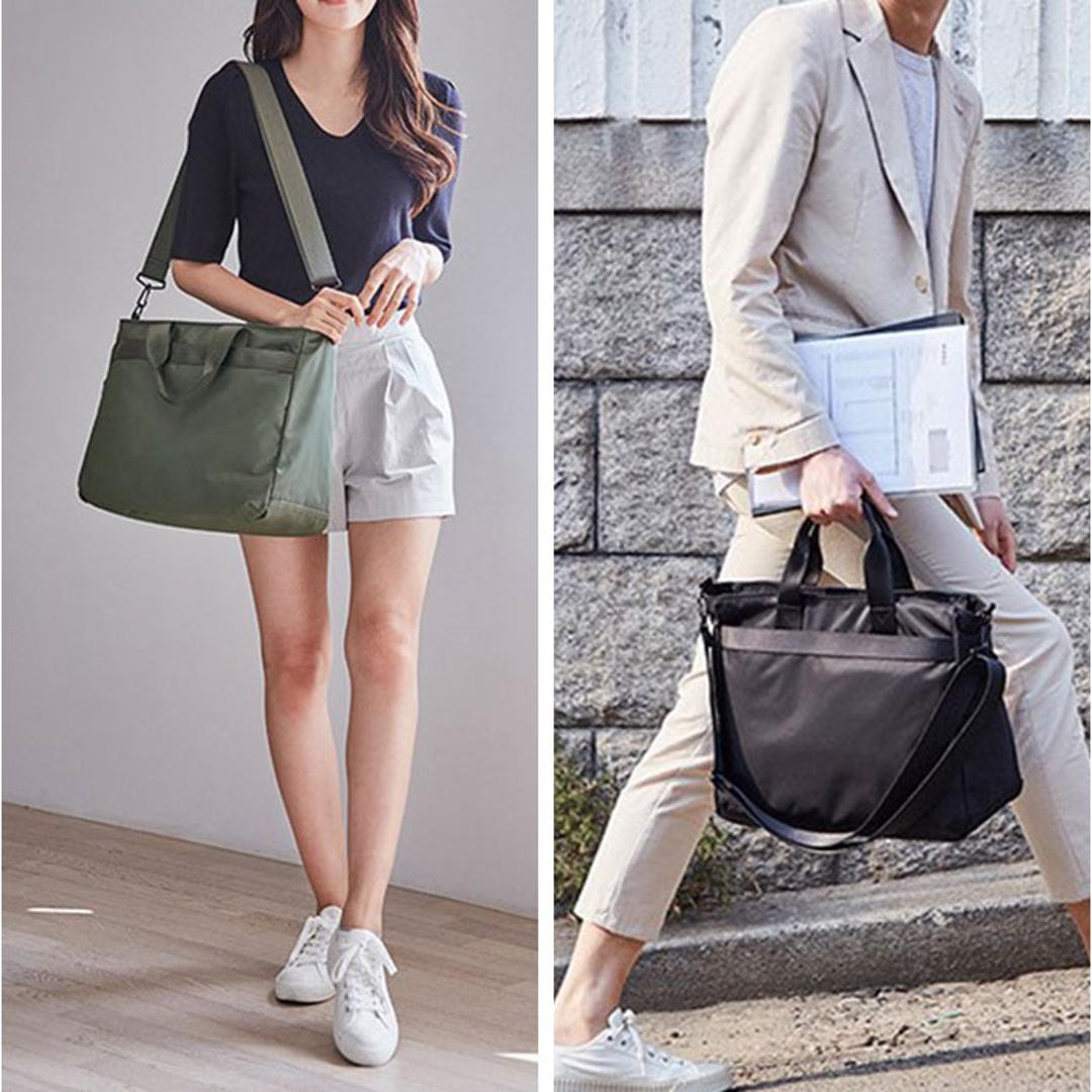 ビジネスバッグ ショルダーバッグ 大容量 通販 ビジネスバック ショルダーバック メッセンジャーバッグ メッセンジャーバック ショルダー 肩掛け 斜めかけ 斜めかけバッグ 軽量 軽い マチ 無地 メンズ レディース ユニセックス 男女兼用 通勤 カジュアル ブラック ・