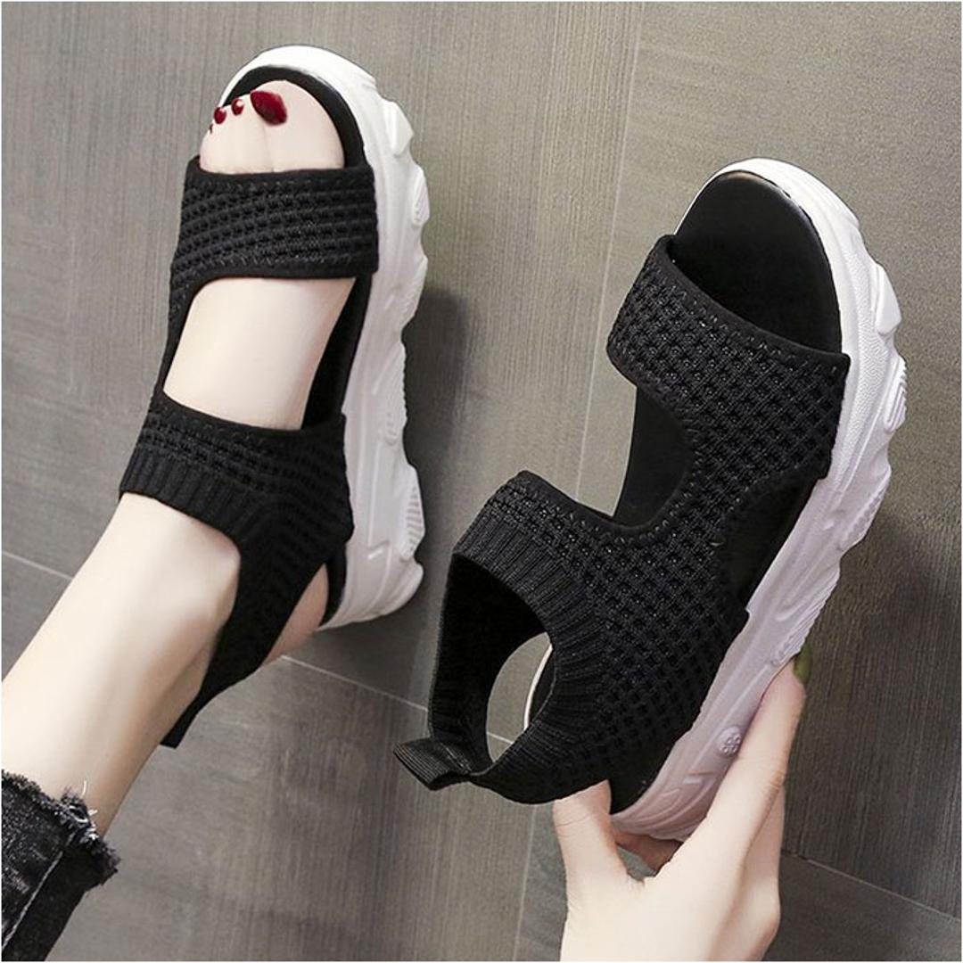 スポーツサンダル 厚底 レディース 通販 サンダル スポサン 厚底サンダル おしゃれ コンフォートサンダル フラットサンダル 靴 くつ クツ かわいい シューズ 夏 スポーツ スポーティ カジュアル アウトドア 婦人靴 疲れにくい 歩きやすい シンプル オシャレ ブラック 【即日発送】35(22.5cm)