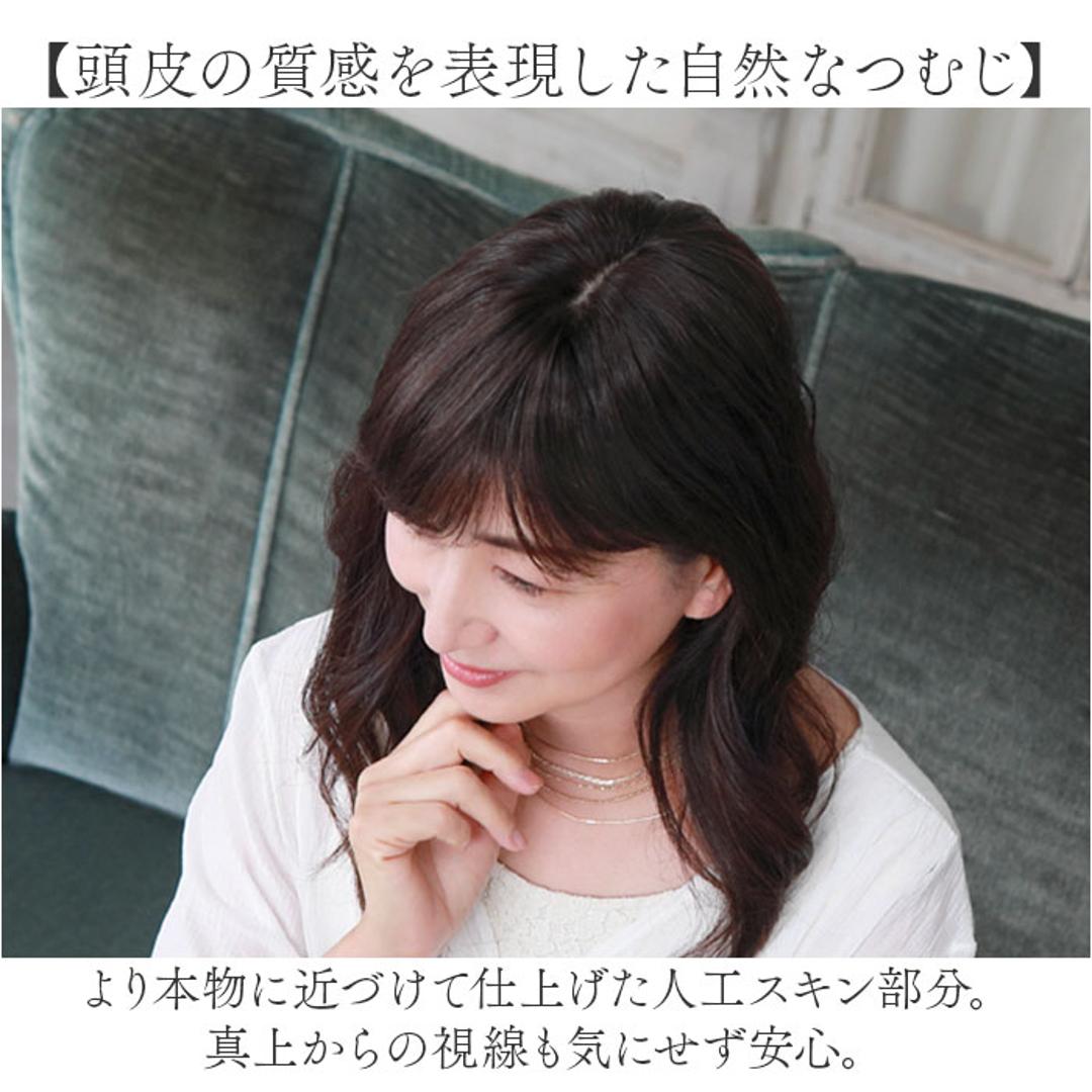 プリシラ 部分 ウィッグ prisila ST-100 通販 かつら 女性 レディース 部分ウィッグ ポイントウイッグ ヘアピース ポイントウィッグ ウイッグ 頭頂部 つむじ 白髪隠し 白髪かくし カツラ 人毛100% 人 毛 100 分け目 増毛部分かつら ZBDK/人毛ダークブラック ・