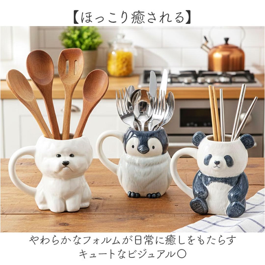 マグカップ アニマル 通販 ダイカットマグ コップ ペン立て ペンスタンド マグ カップ 動物 かわいい おしゃれ 可愛い 箱入り ギフト 贈り物 コーヒーカップ ティーカップ 食器 洋食器 コーヒー用品 お茶用品 キッチン用品 ねこ ・