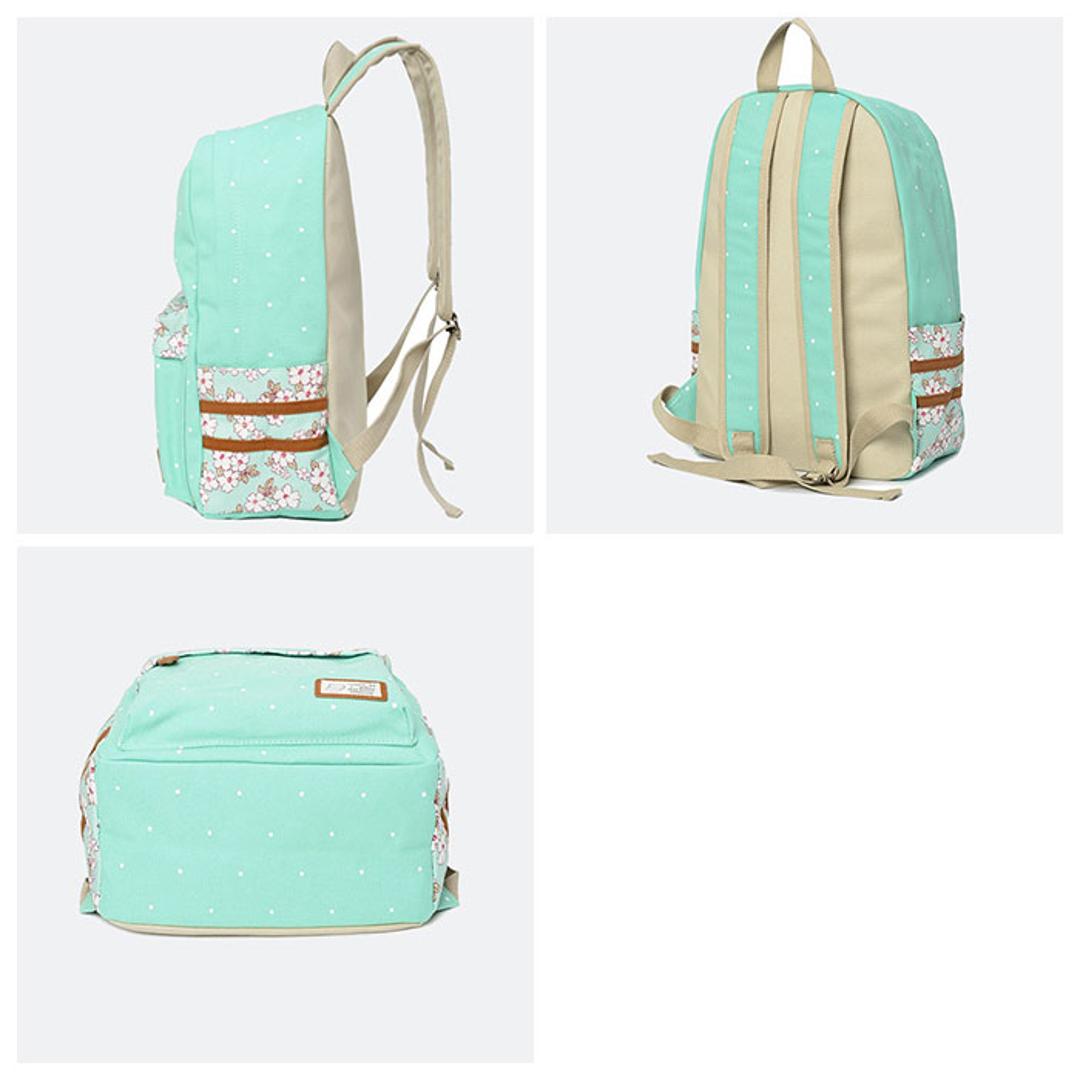 リュック 大容量 かわいい レディース 通販 リュックサック バックパック デイパック おしゃれ 通学 可愛い A4 雑誌 シンプル カジュアル ナチュラル 女子 高校生 中学生 中高生 大学生 旅行 トラベル レディースバッグ ミント ・