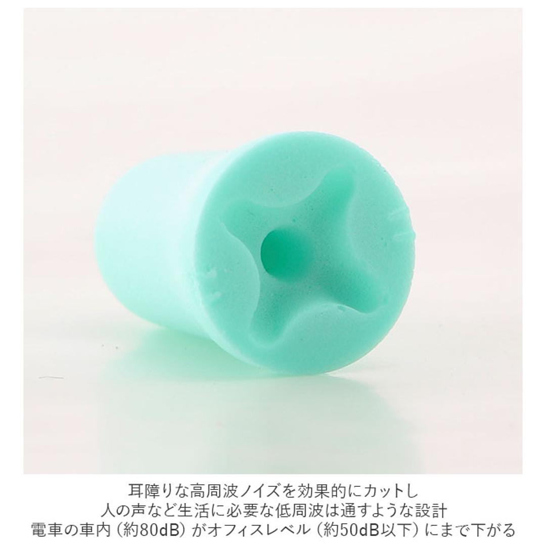 耳栓 睡眠 遮音 通販 SILENCIA サイレンシア 防音 安眠 集中 機内 車内 自宅 学習 旅行 レギュラー 大人用 Sサイズ 小さめ 女性用 レディース 子供用 キッズ イヤープラグ イヤープラグ 機内リラックスグッズ 旅 Sサイズ.ミント ・