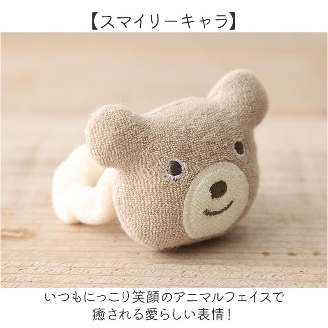 ラトル 赤ちゃん りんりん ガラガラ 通販 日本製 リストガラガラ 手首 おもちゃ ファーストトイ ココウォーク cocowalk 女の子 男の子 綿 コットン 出産祝い ギフト 贈り物 かわいい おしゃれ ベビー用品 スマイリーラビット/ピンク ・