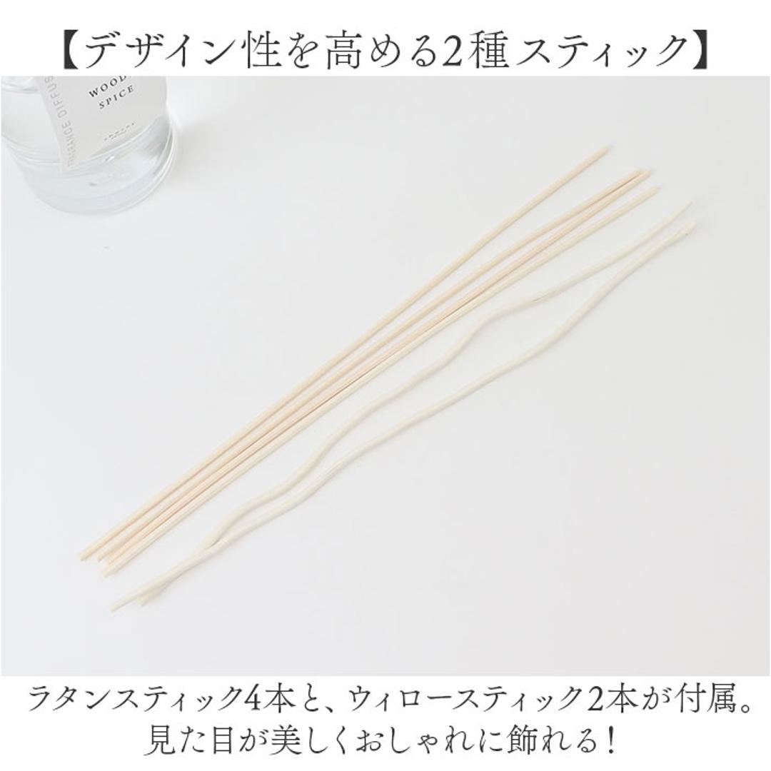shesay フレグランスディフューザー L 通販 スティックディフューザー ルームフレグランス リードディフューザー ディフューザー スティック 芳香器 香り フレグランス ギフト 贈り物 リビング クリア 瓶 部屋用 ナチュラル シンプル インテリア ベルガモットレモン ・