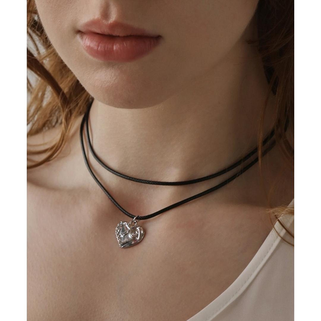 ハートチャームネックレス ダイヤモンドハーツ 通販 レディース Diamond Hearts アクセサリー ジュエリー ハートチャーム ペンダント チャーム ハート おしゃれ かわいい カジュアル きれいめ 首飾り シンプル 贈り物 ギフト プレゼント 誕生日 シルバー 45cm