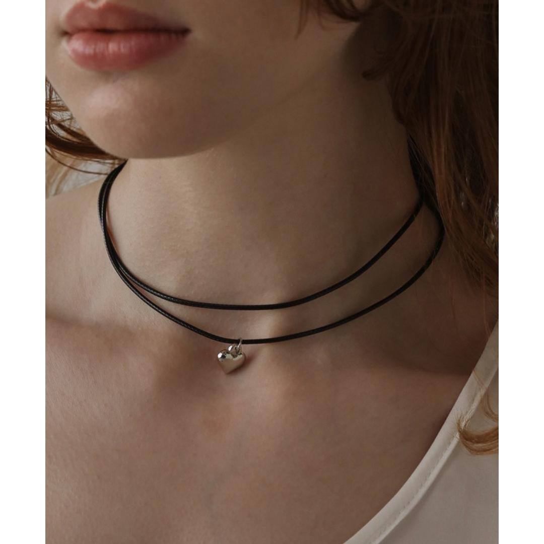 ミニハートチャームネックレス ダイヤモンドハーツ 通販 アクセサリー ジュエリー レディース Diamond Hearts ハートチャーム ペンダント チャーム おしゃれ きれいめ かわいい カジュアル シンプル 小さめ 誕生日 ギフト 贈り物 プレゼント シルバー 45cm