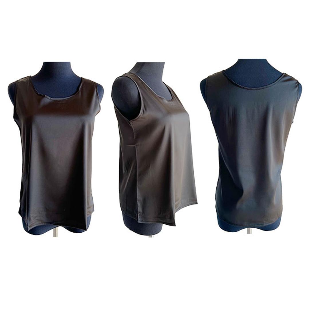 タンクトップ レディース ゆったり 通販 ノースリーブ さらさら ラウンドネック トップス インナー 大人 かわいい きれいめ 上品 シンプル 無地 オフィスカジュアル おしゃれ 可愛い 女性 top-102 ダイヤモンドハーツ Diamond Hearts ホワイト Mサイズ