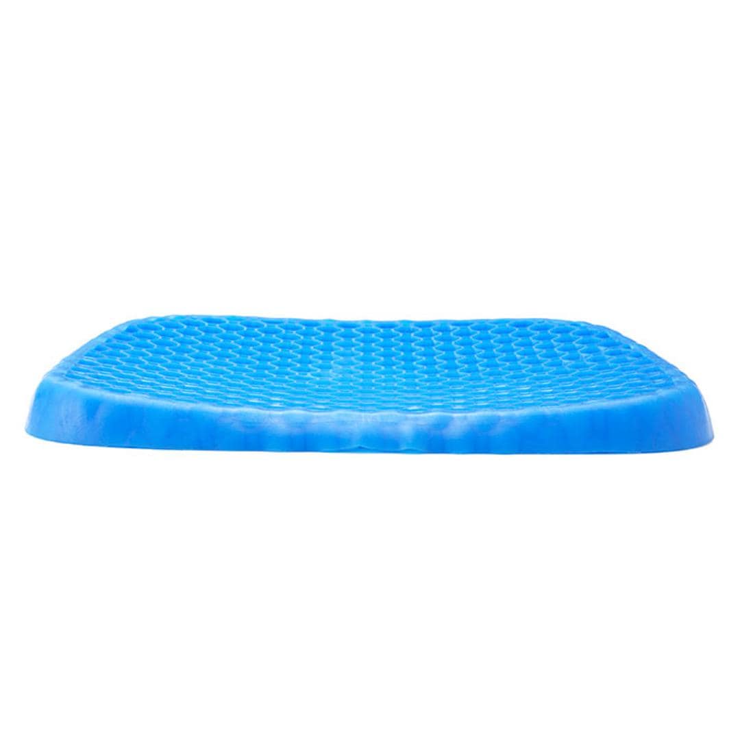 ゲルマット 通販 クッション マット ハニカム構造 体圧分散 ゲル 快適 疲れにくい 取り外し可能 カバー付き 滑り止め 蒸れにくい デスクワーク 在宅勤務 長時間 座り仕事 ブラック ・