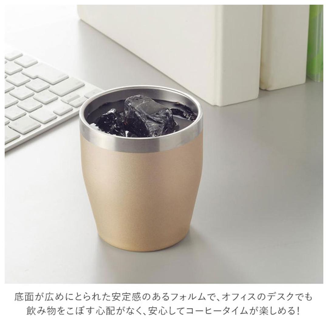 タンブラー おしゃれ 通販 コップ オシャレ プレゼント シンプル 無地 350ml カップ 食器 割れにくい オフィス 会社 社内 コールド ステンレス 粗品 景品 ギフト お返し シルバー ・